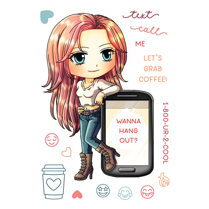 Art By Mi Ran - Stamp - Talkative Tracy