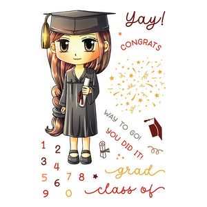 Art By Mi Ran - Stamp - Graduating Kim