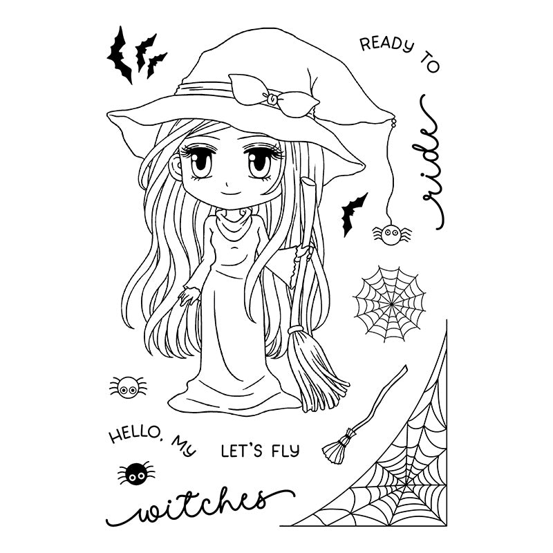 Art By Mi Ran - Stamp - Witch Hazel