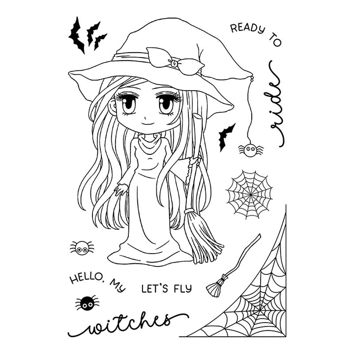 Art By Mi Ran - Stamp - Witch Hazel