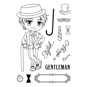 Art By Mi Ran - Stamp - Gentleman George