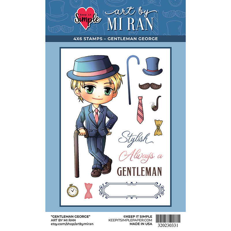 Art By Mi Ran - Stamp - Gentleman George