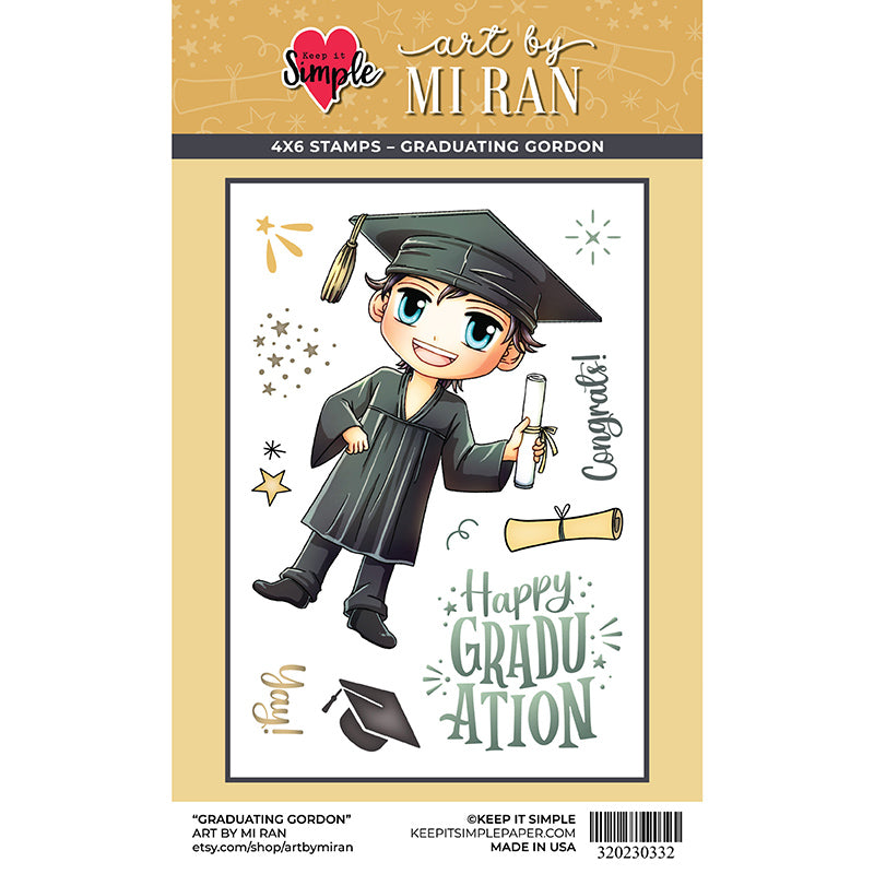 Art By Mi Ran - Stamp - Graduating Gordon