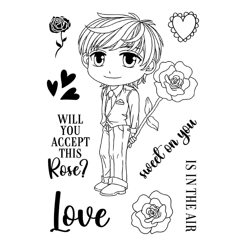Art By Mi Ran - Stamp - Bachelor Beau
