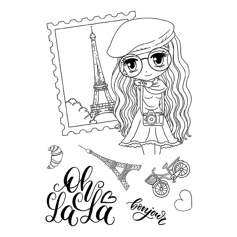 Art By Mi Ran - Stamp - Dreams of Paris