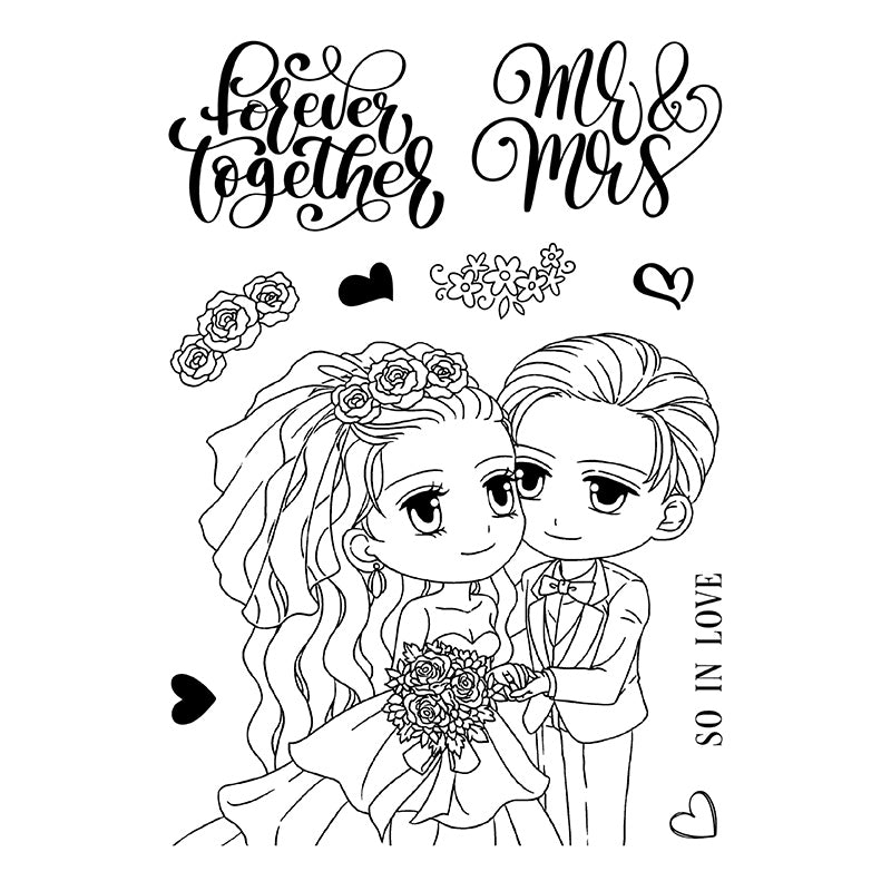 Art By Mi Ran - Stamp - Wedding Day