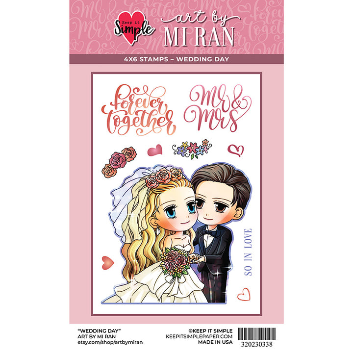 Art By Mi Ran - Stamp - Wedding Day