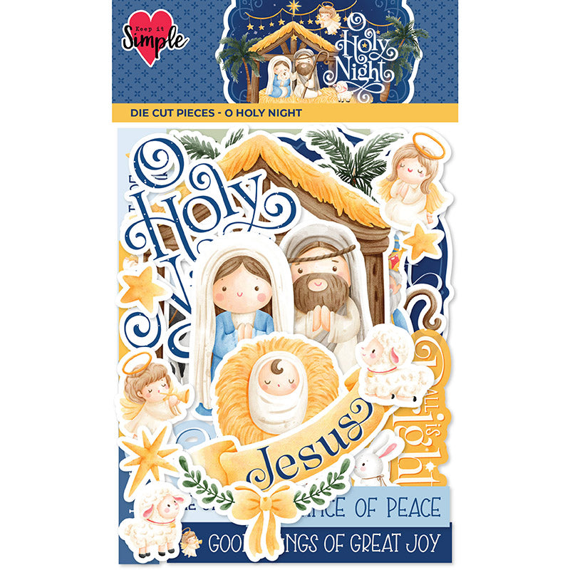 Oh Holy Night - Die Cut Pieces