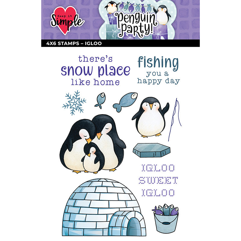 Penguin Party - Collection Stamp - Igloo