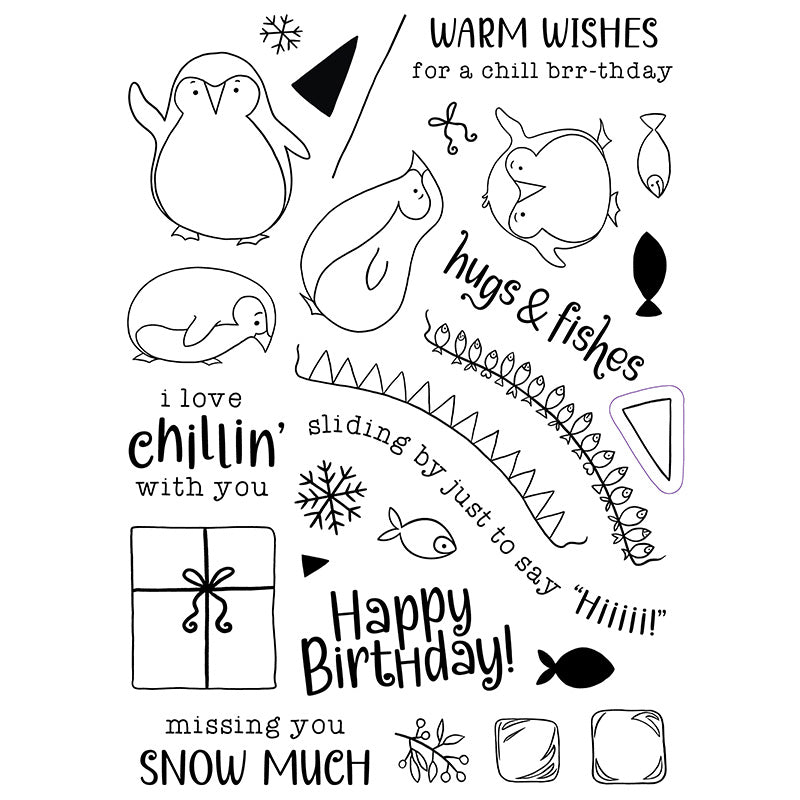 Penguin Party - Collection Stamp - Penguins