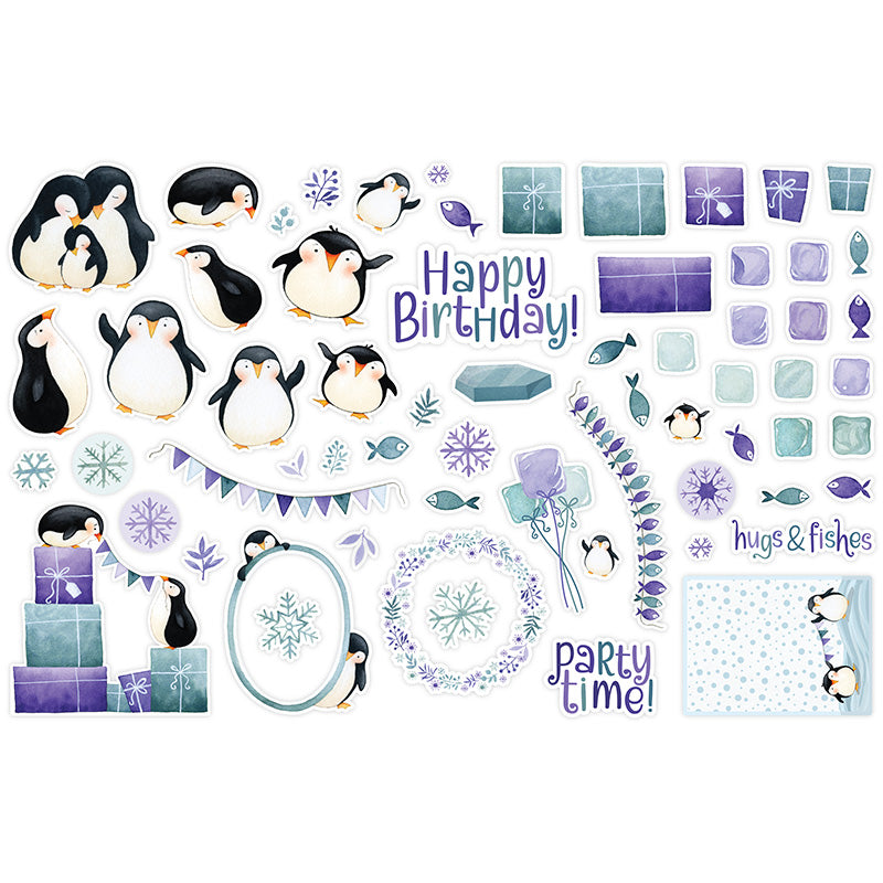 Penguin Party - Die Cut Pieces - Penguins