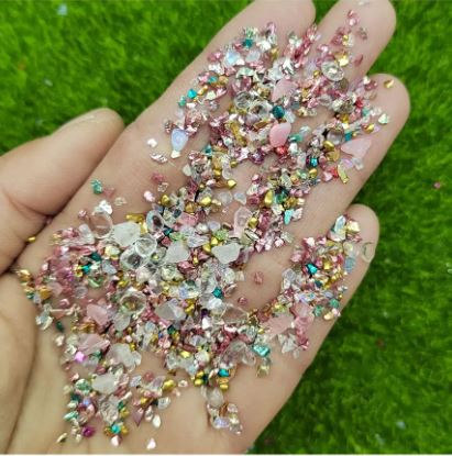 Metallic Crush - Pink Turquoise