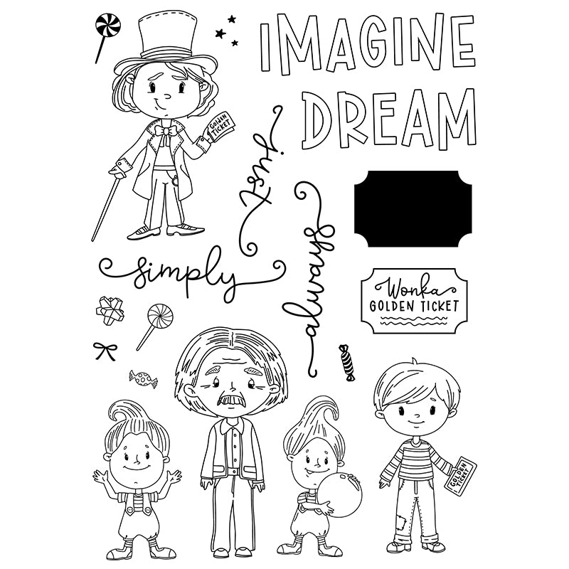 Pure Imagination - Collection Stamp - Golden Ticket