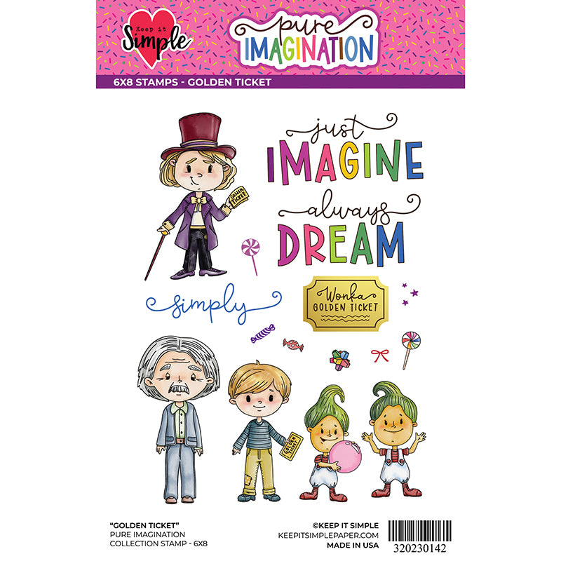 Pure Imagination - Collection Stamp - Golden Ticket