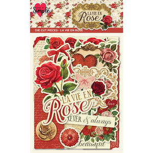 La Vie en Rose - Die Cut Pieces