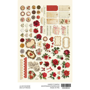 La Vie en Rose - Die Cut Pieces