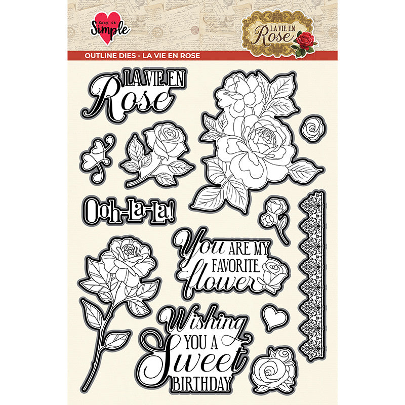 La Vie en Rose - Collection Outline Die