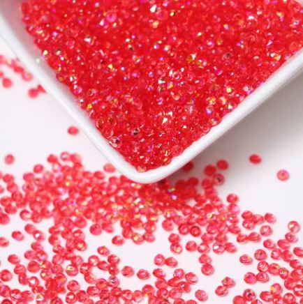 Rhinestones - 4mm - Red