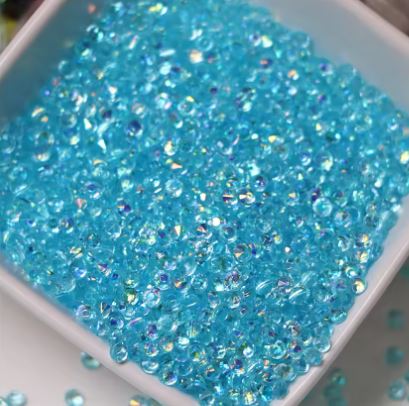 Rhinestones - 4mm - Sea Blue