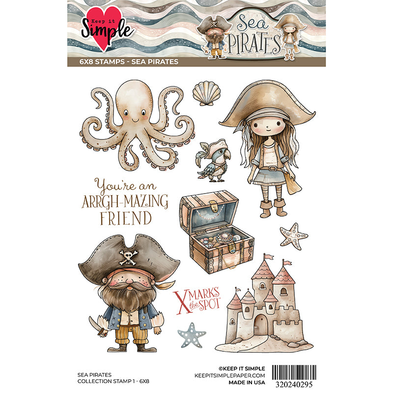 Sea Pirates - Collection Stamp 6x8 - Pirates - Releases August 7th