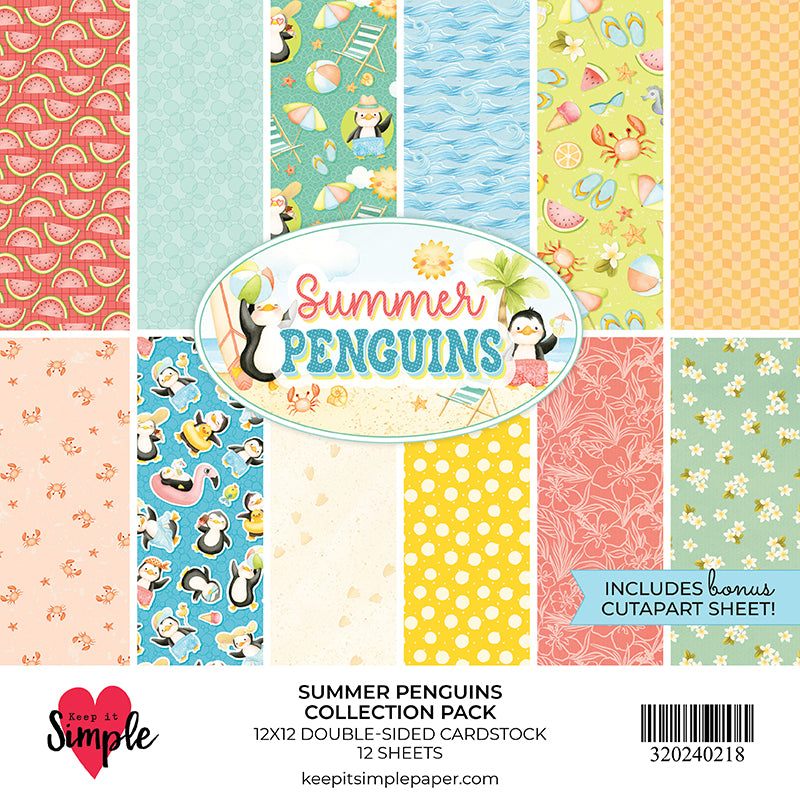 Summer Penguins - Collection Pack 12x12