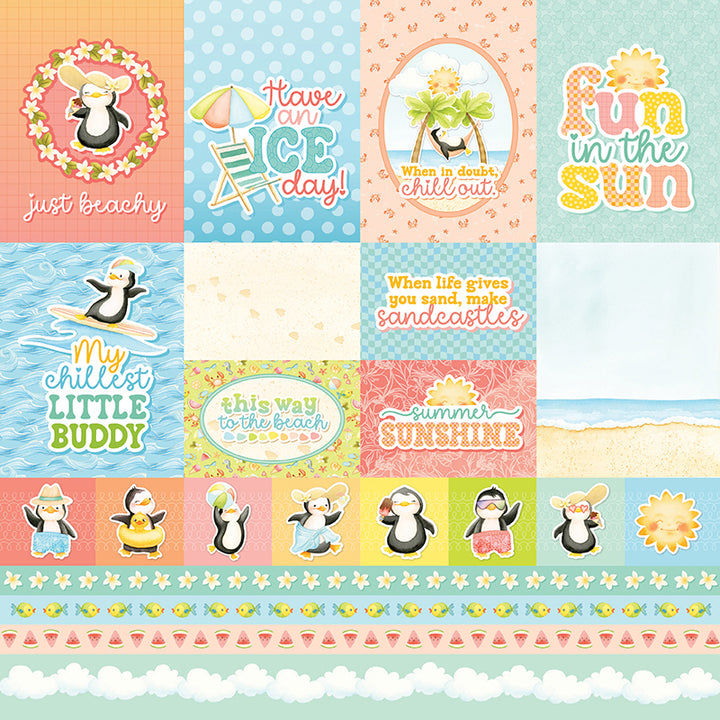 Summer Penguins - Collection Pack 12x12