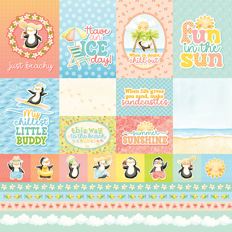 Summer Penguins - Collection Pack 12x12