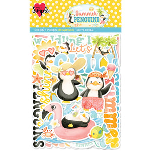 Summer Penguin - Die Cut Pieces
