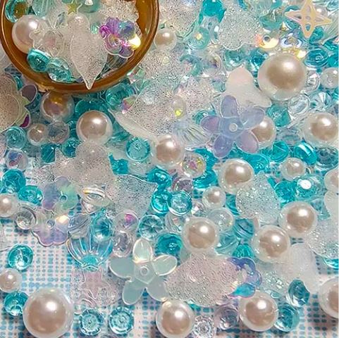 Sequins - Shells, Tiny Stars & Rhinestones, Pearls