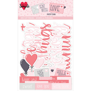 Sent With Love - Die Cut Pieces - Words & Phrases