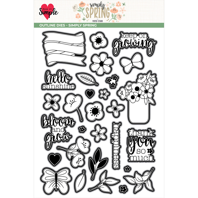 Simply Spring - Outline Die - Simply Spring