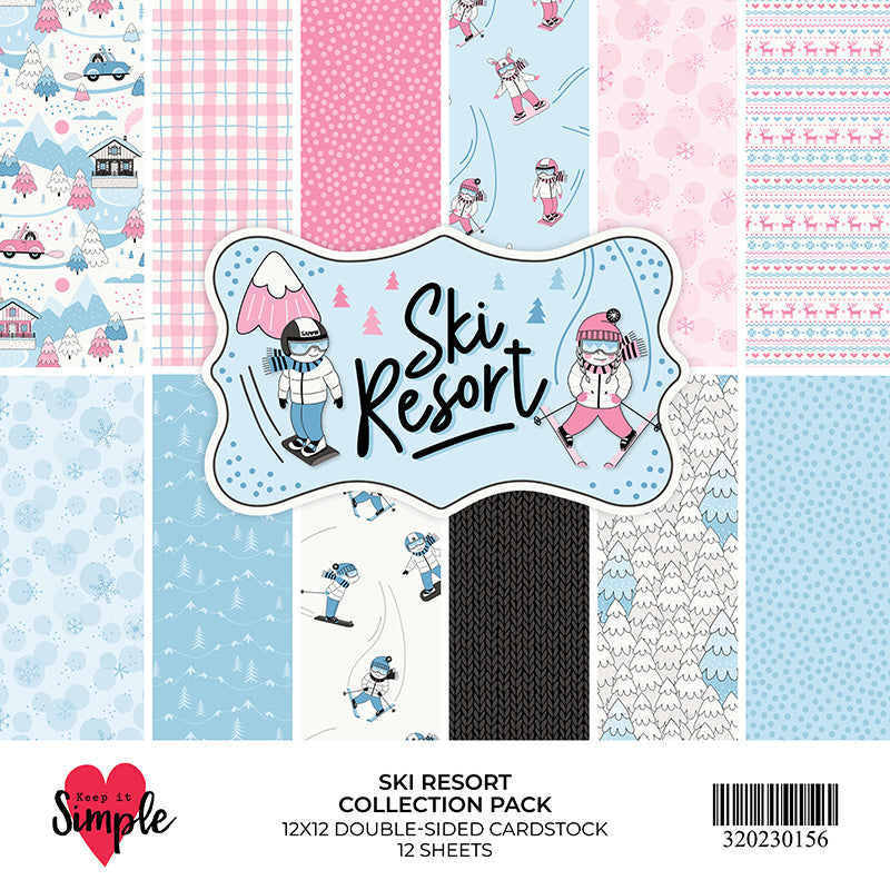 Back To Basics Ruby Collection - 12x12 Paper Pack - Keep It Simple