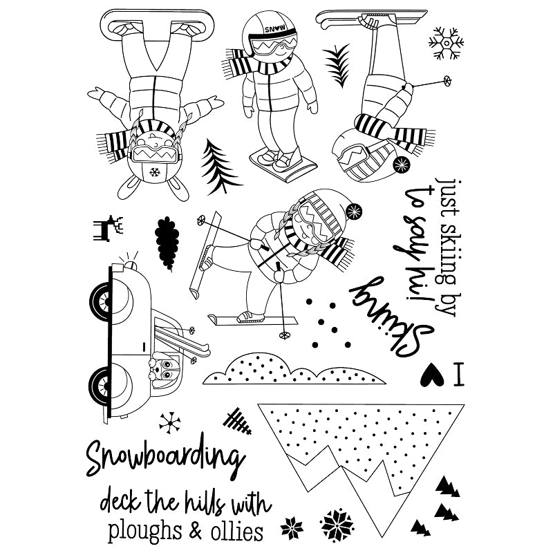 Ski Resort - Collection Stamp - Deck The Hills