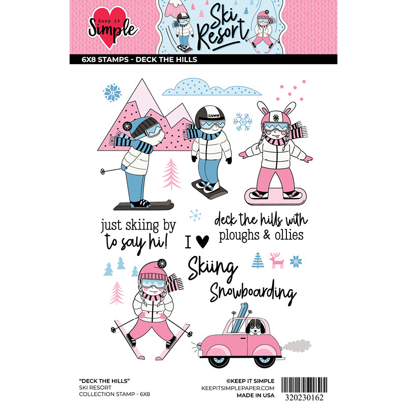 Ski Resort - Collection Stamp - Deck The Hills