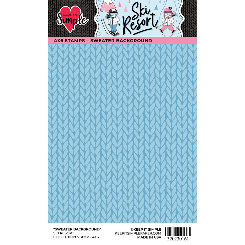 Background Stamp - Sweater 4x6