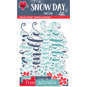 Snow Day - Die Cut Pieces - Words & Phrases