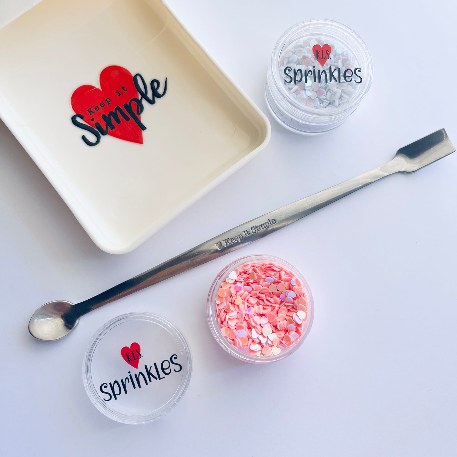 Stainless Steel Dual-End Craft Spoon – 6.7”