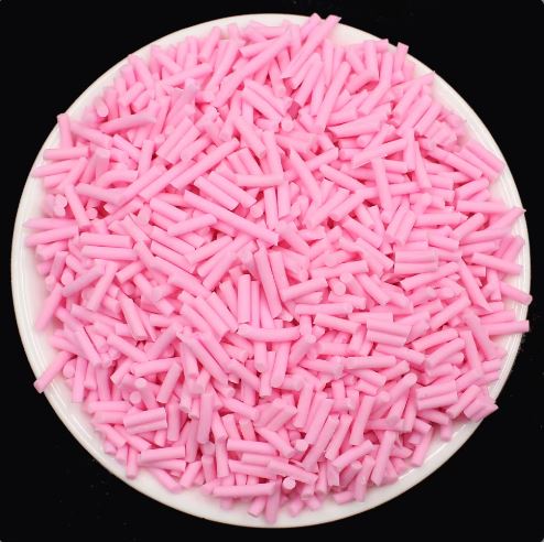 Polymer Clay - Sprinkles - Pink