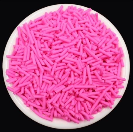Polymer Clay - Sprinkles - Magenta