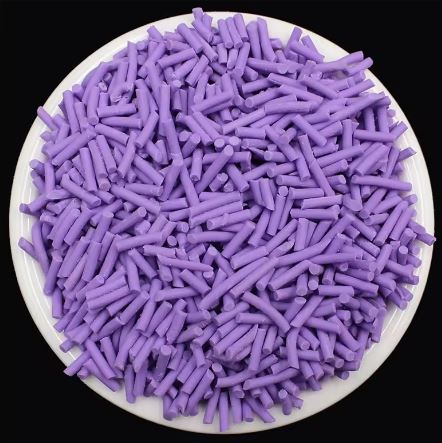 Polymer Clay - Sprinkles - Purple