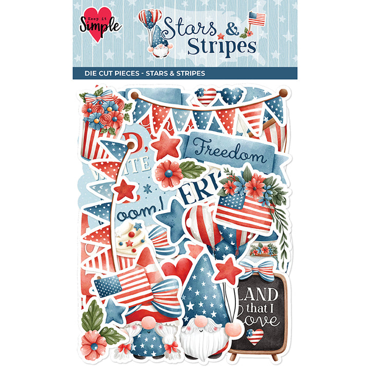 Stars &amp; Stripes - Die Cut Pieces