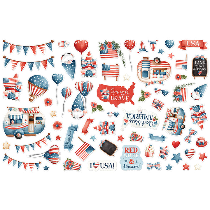 Stars &amp; Stripes - Die Cut Pieces
