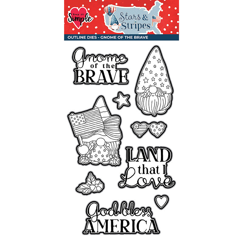 Stars & Stripes - Collection Outline Die - Stars & Stripes