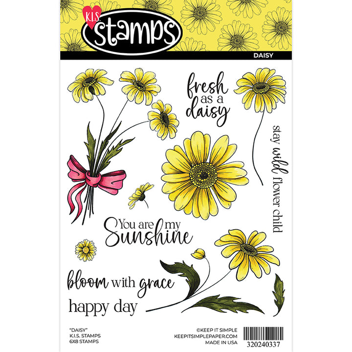 Daisy 6x8 Stamp Set