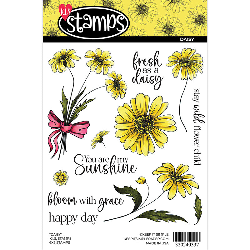Daisy 6x8 Stamp Set