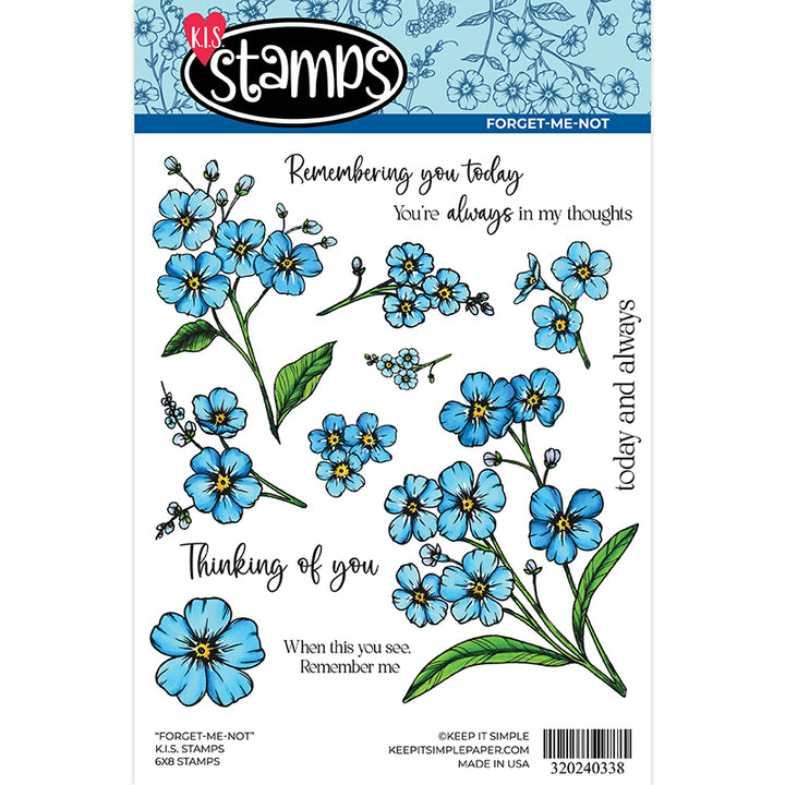 Forget-Me-Not 6x8 Stamp Set