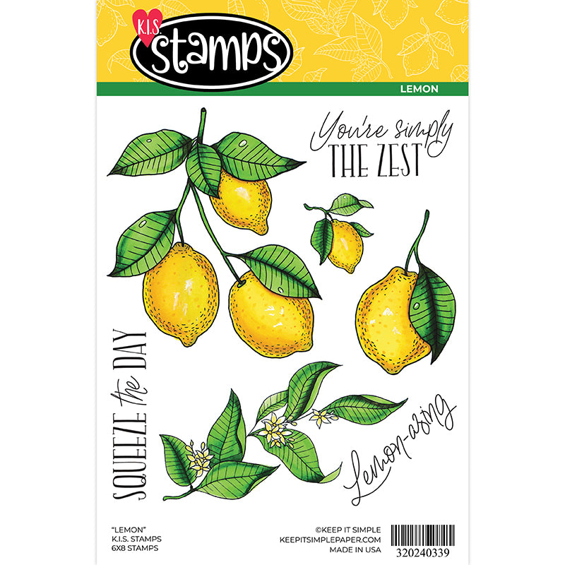 Lemon 6x8 Stamp Set