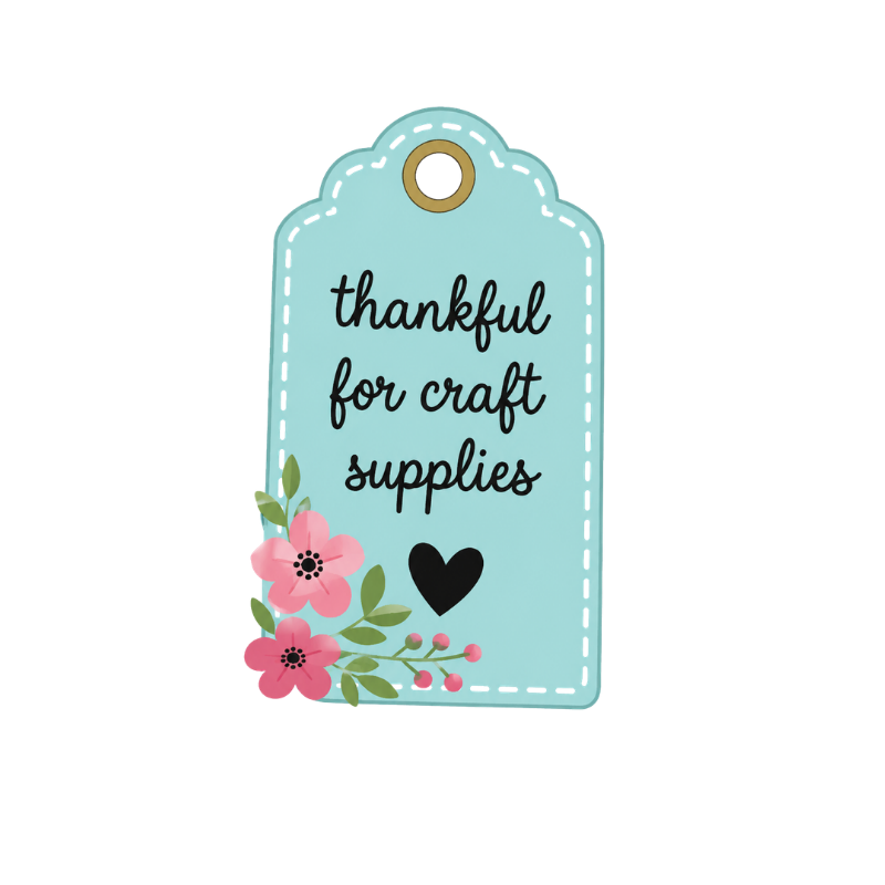 KIS Sticker - Thankful for Craft Supplies - Die Cut Vinyl Sticker