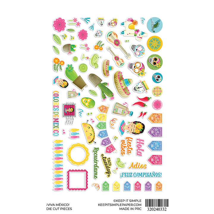 ¡Viva México! Die Cut Pieces