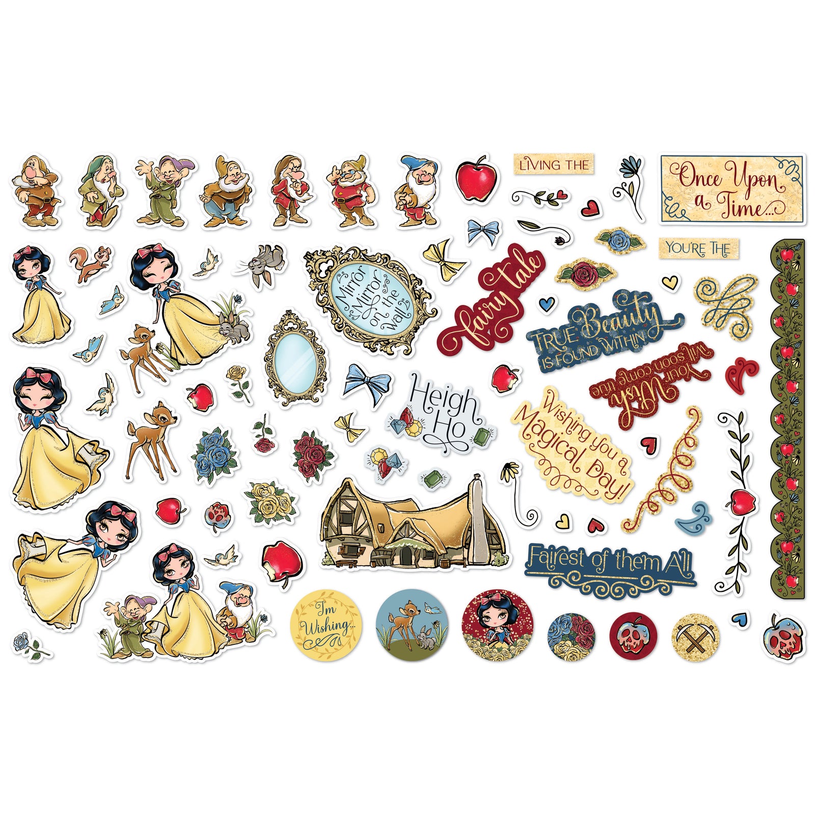 Snow White - Die Cut Pieces